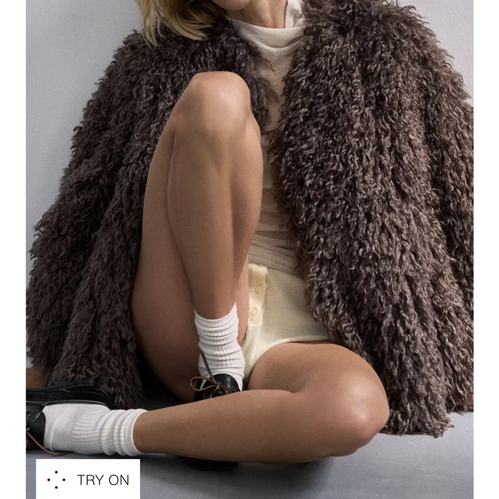 ZW COLLECTION FAUX FUR COAT